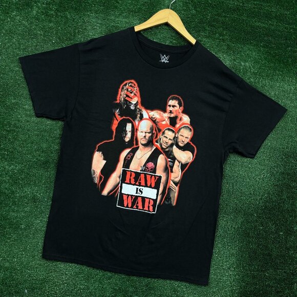 WWE Raw is War Wrestling Promo T-Shirt Size Large - Picture 3 of 4